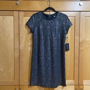 Tommy Hilfiger Metallic Shift Dress NWT